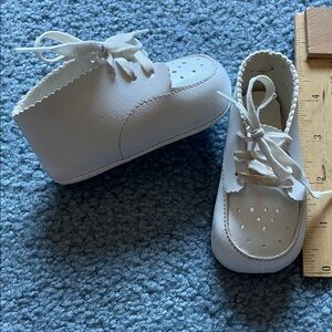 Classic White Baby Shoes